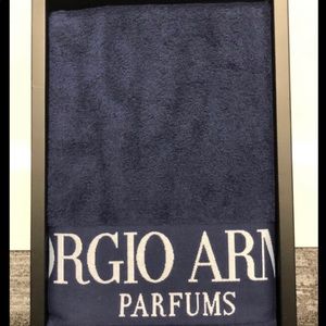 Giorgio Armani Blue Beach Towel